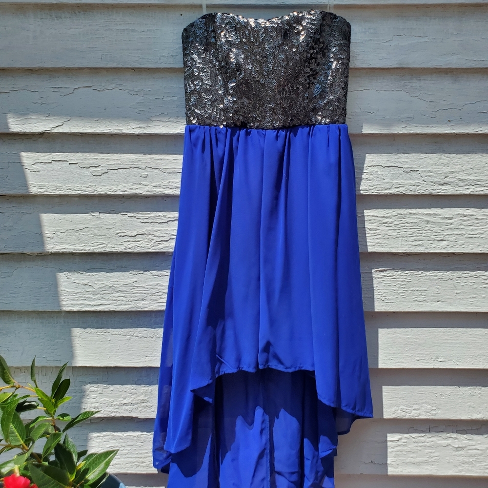 GB Strapless High Low Dress - Picture 4 of 10